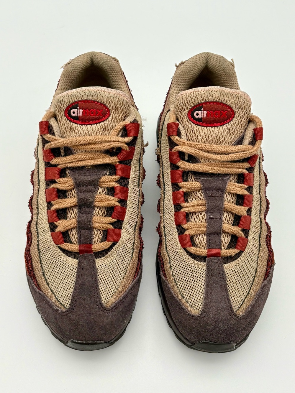 Nike Beige, Brown & Red Women's Air Max Sneakers
